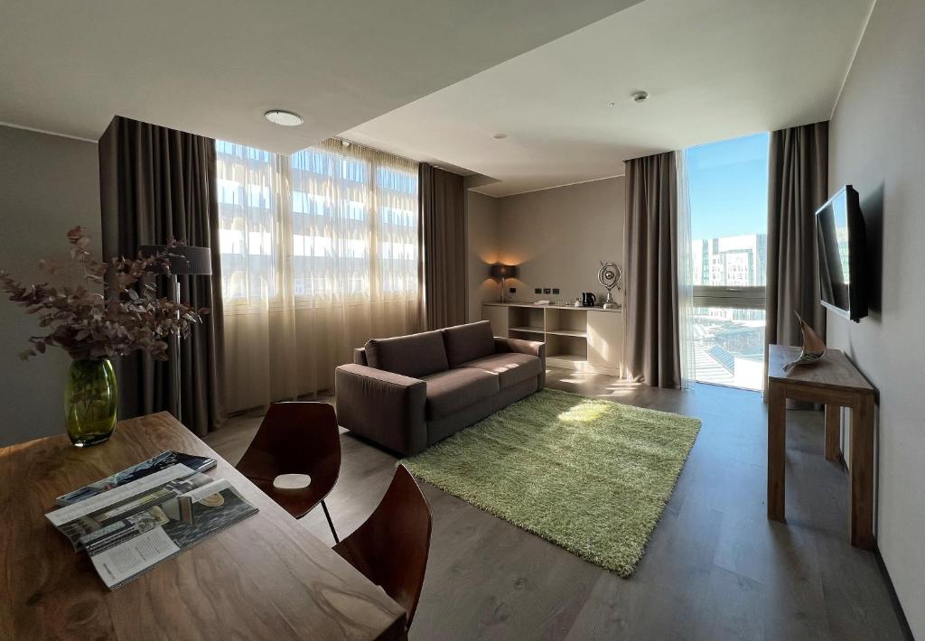Posezení v ubytování H2C Hotel Milanofiori