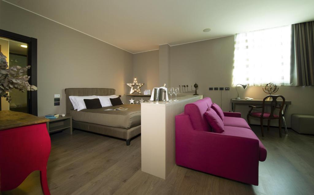 Posezení v ubytování H2C Hotel Milanofiori