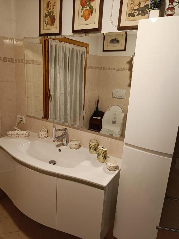 Koupelna v ubytování Alloggio Alla Collina