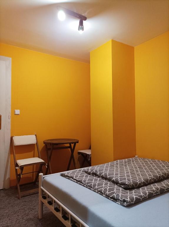 Postel nebo postele na pokoji v ubytování MotoHostel Wolter - hostel Copa