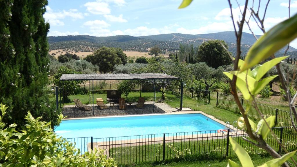 The swimming pool at or close to Finca El Azahar