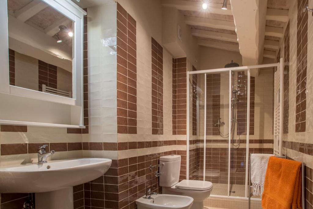 Kúpeľňa v ubytovaní La Dispensa-bio agriturismo
