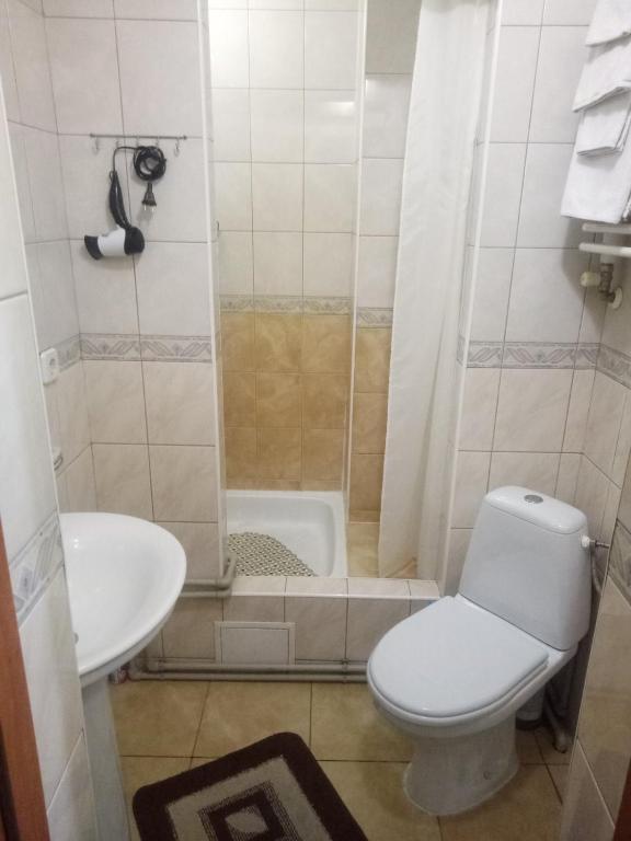 Koupelna v ubytování Ra