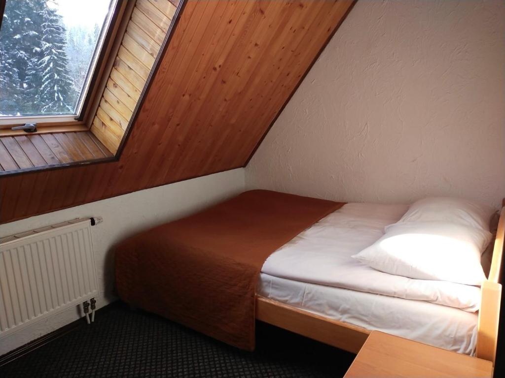 Postel nebo postele na pokoji v ubytování Ra