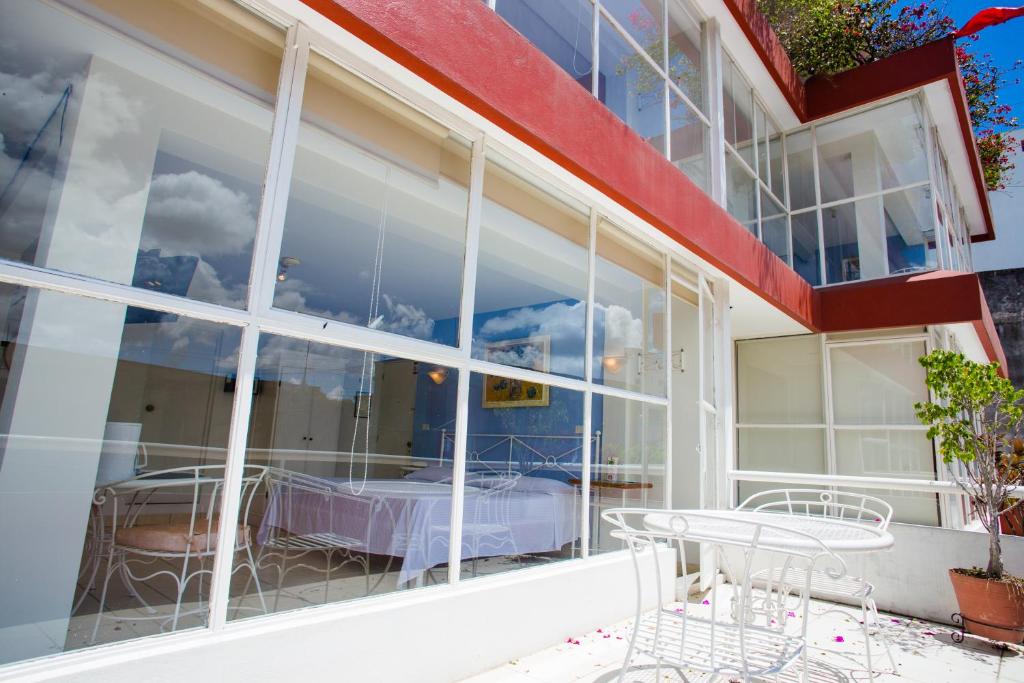 Balkón nebo terasa v ubytování Balcon del Alferez