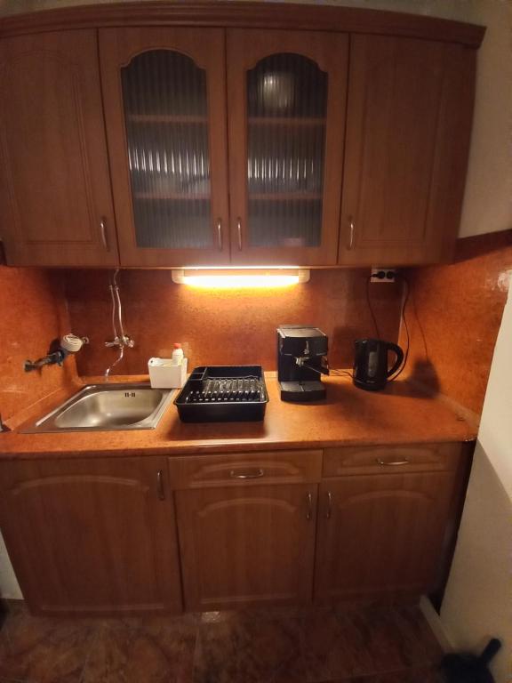 Kuchyňa alebo kuchynka v ubytovaní Elefántos Apartman