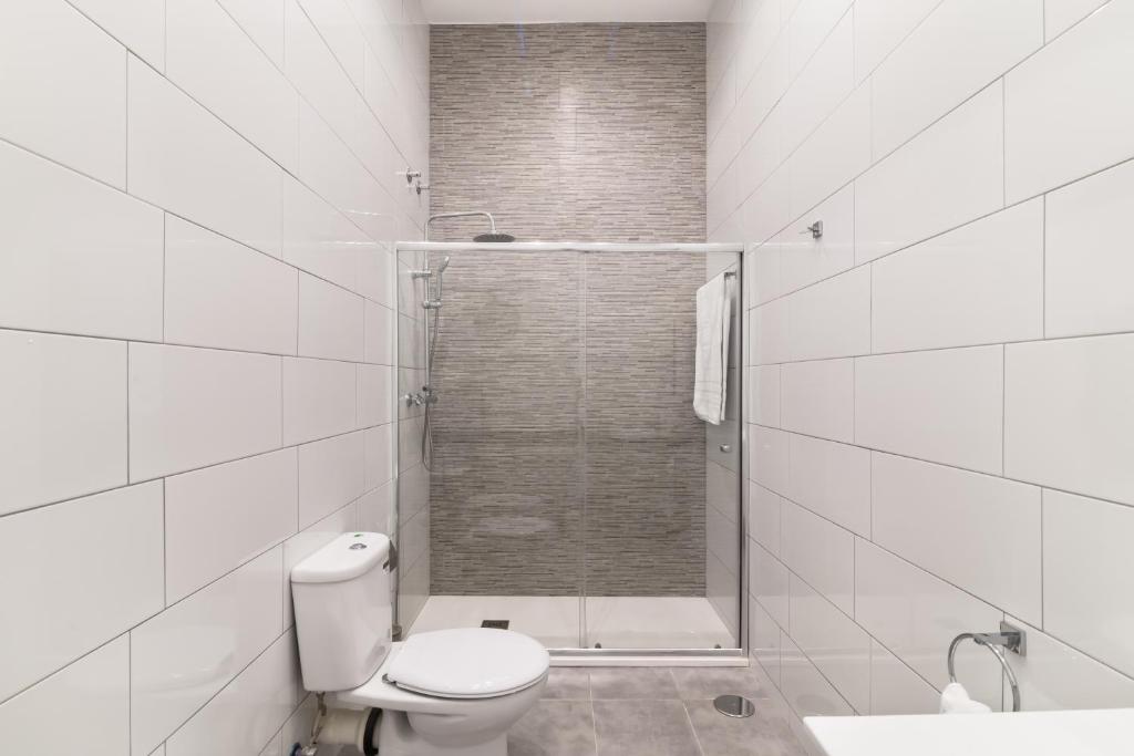 Koupelna v ubytování Acogedor y Comodo apartamento Madrid A/C
