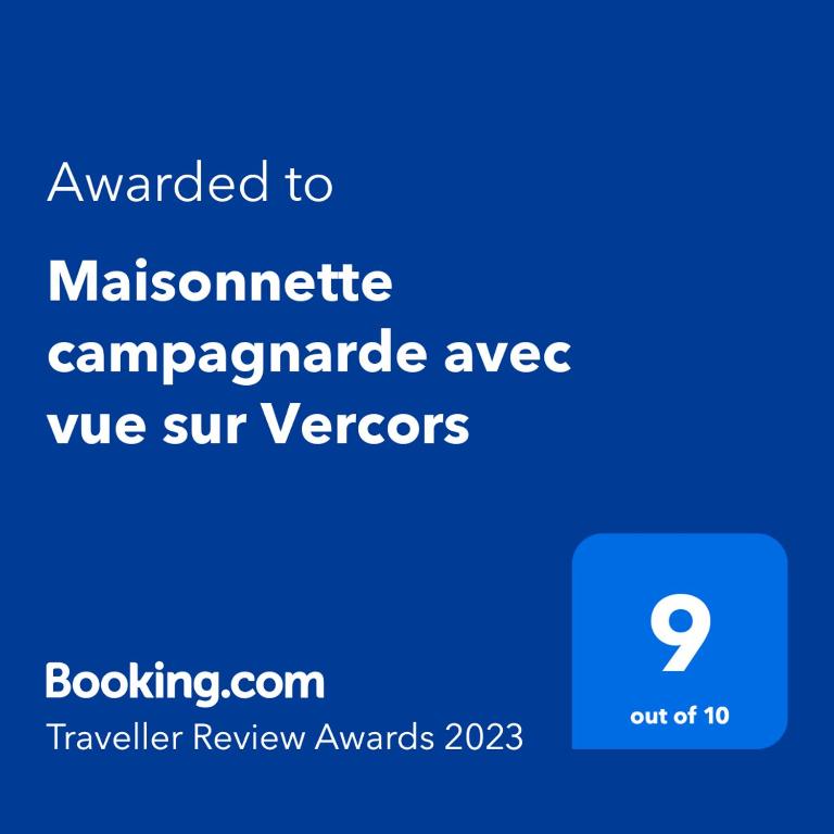 Zdjęcie z galerii obiektu Maisonnette campagnarde avec vue sur Vercors w mieście Montmiral