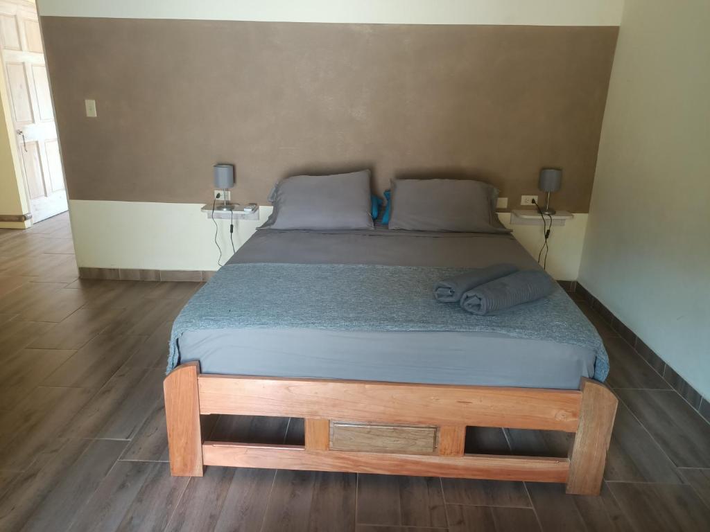 Postel nebo postele na pokoji v ubytování B&B Le Villette Las Lajas