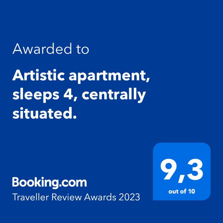 Certifikát, ocenenie alebo iný dokument vystavený v ubytovaní Artistique