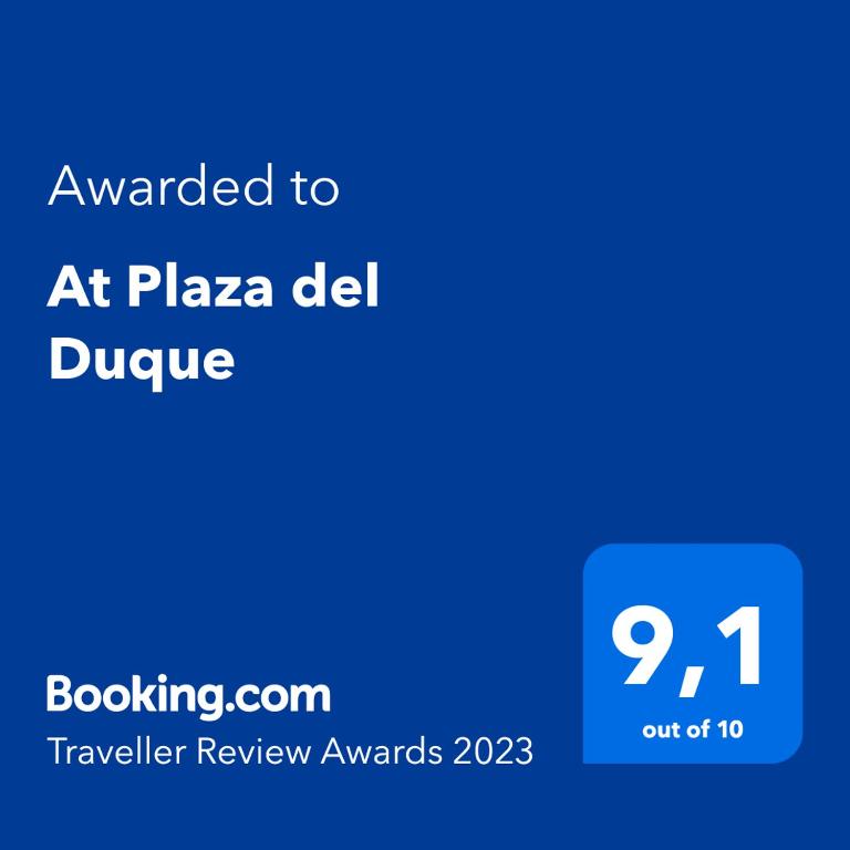 Certifikát, ocenenie alebo iný dokument vystavený v ubytovaní At Plaza del Duque