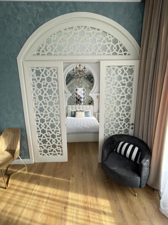 Posezení v ubytování Rikhe palace boutique hotel