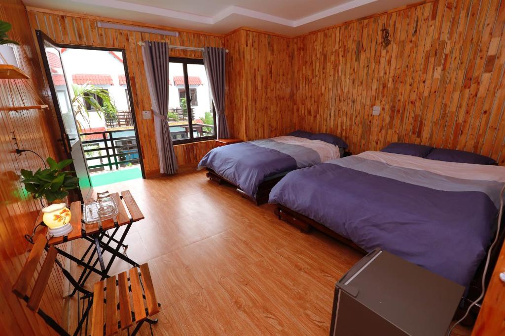 Tam Coc Mandala Villa & Homestay - Pièce Quadruple Avec Balcon