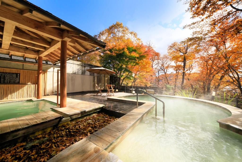 Bazén v ubytování Hotel Shikisai nebo v jeho okolí
