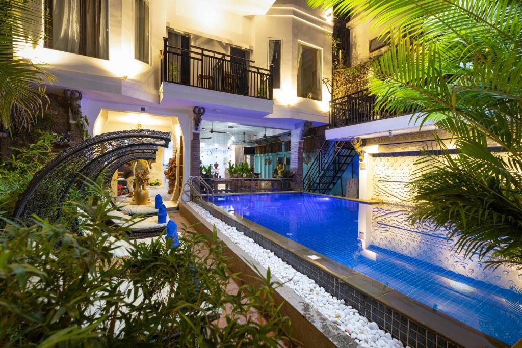 Bazén v ubytování The Five Senses Boutique Hotel nebo v jeho okolí