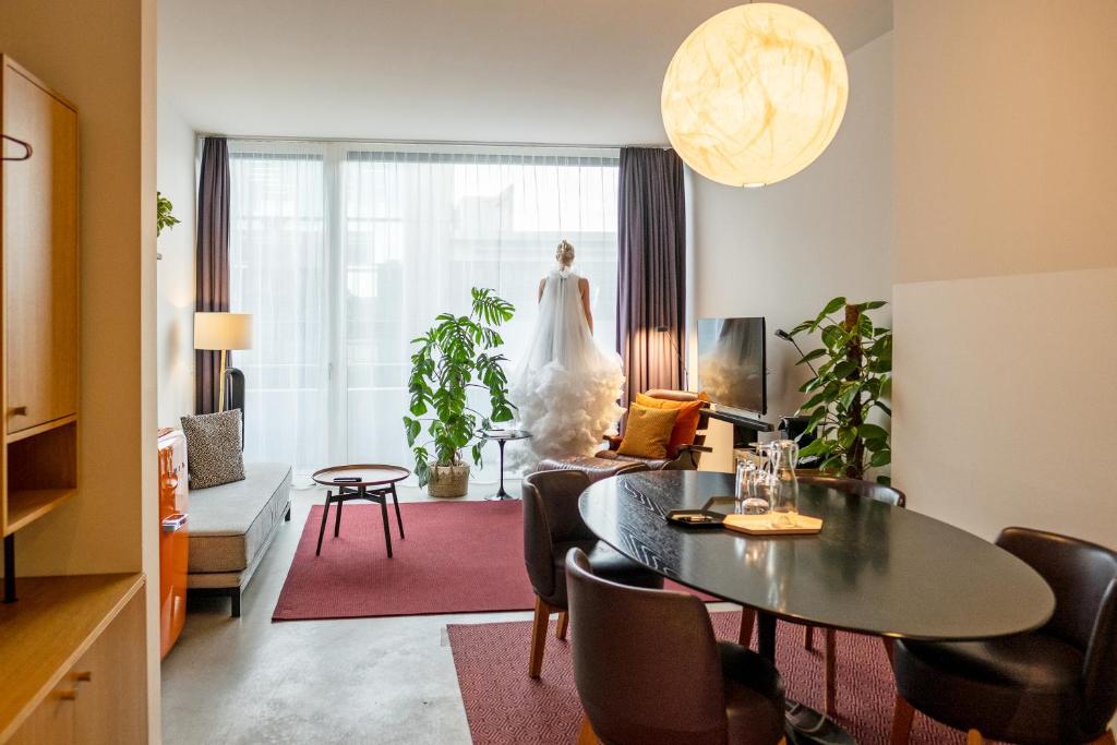 Posezení v ubytování Nomad Design & Lifestyle Hotel