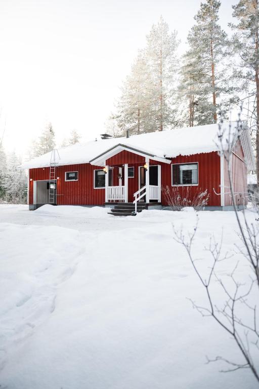 Lepikko - Helppoa majoitusta, Easy accommodation talvella