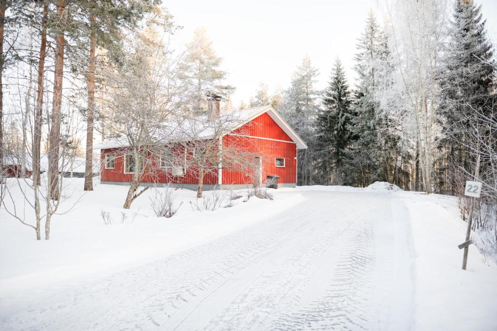 Lepikko - Helppoa majoitusta, Easy accommodation talvella