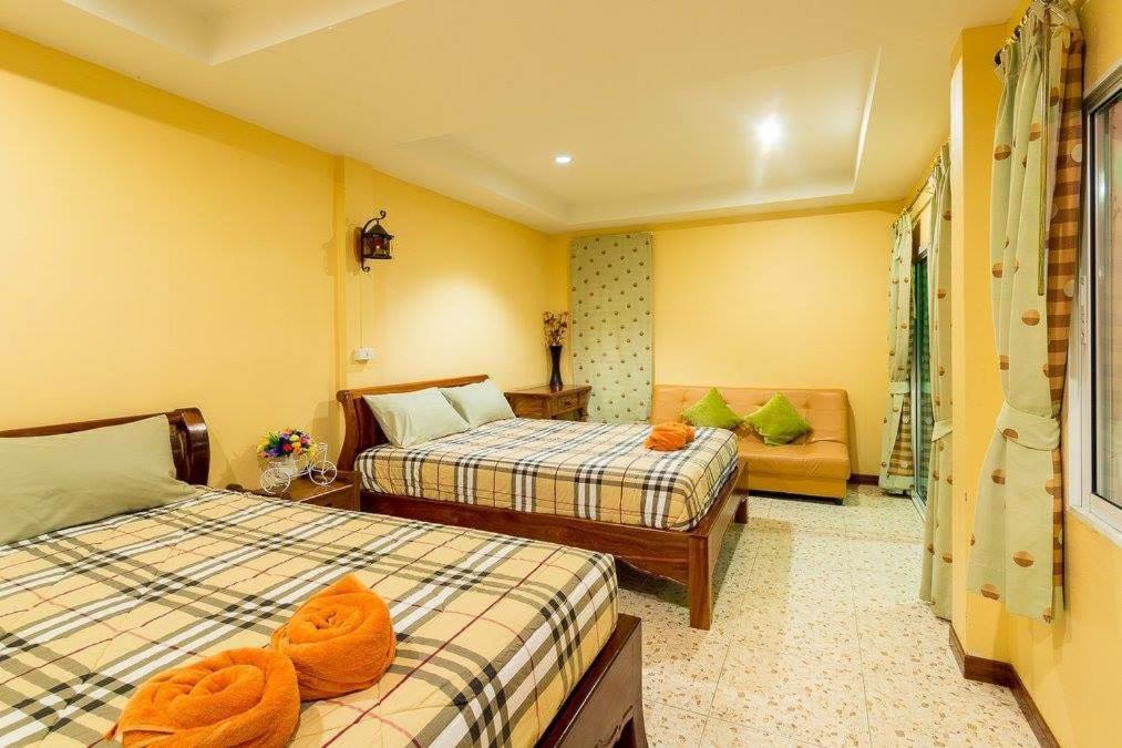 Postel nebo postele na pokoji v ubytování Naengnoi resort kohlarn