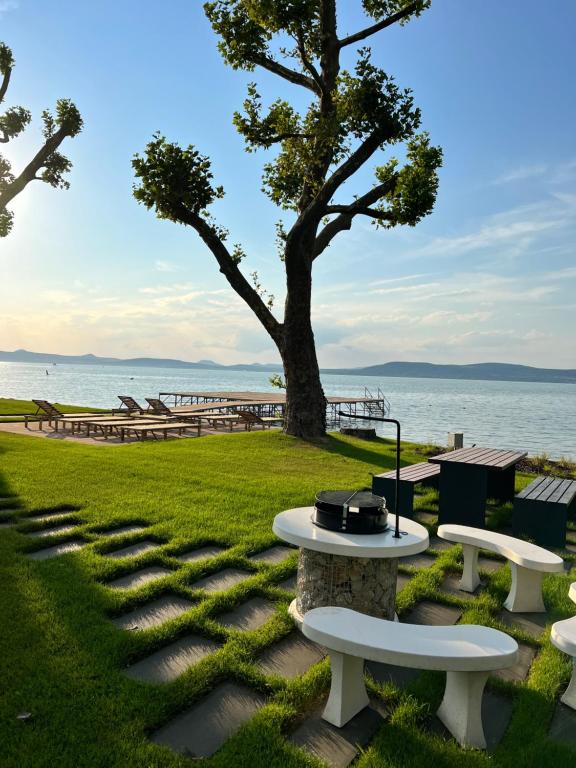 Kép Platán Garden közvetlen vízparti apartman szállásáról Balatonbogláron a galériában