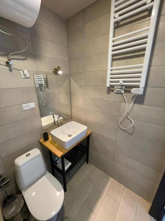 Koupelna v ubytování Apartment N503 Gudauri Loft
