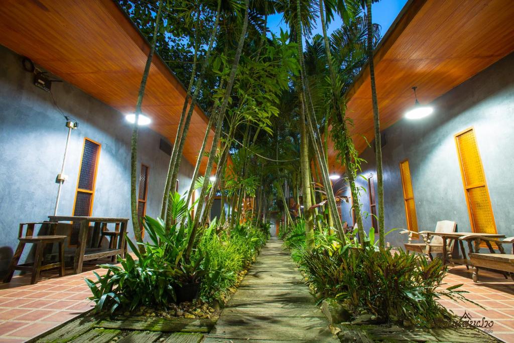 Zahrada ubytování Huen San Fang hotel โรงแรมเฮือนแสนฝาง