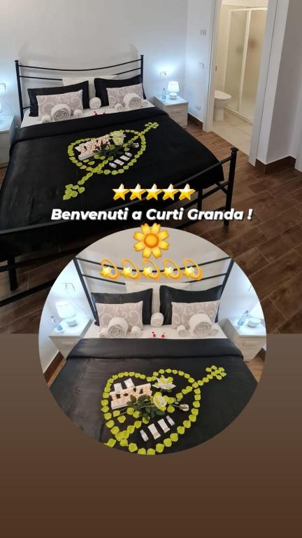 Postel nebo postele na pokoji v ubytování Curti Granda