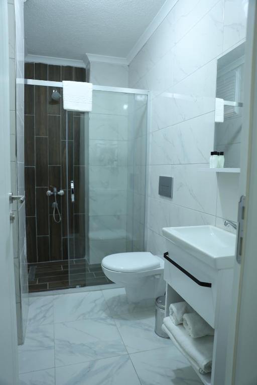 Koupelna v ubytování Turkuaz Hotel