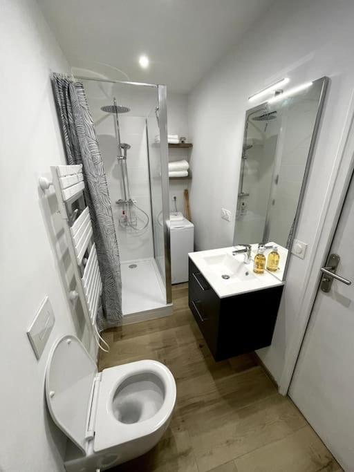 Kúpeľňa v ubytovaní ALP Chartres - Cosy studio au cœur de Chartres avec Parking