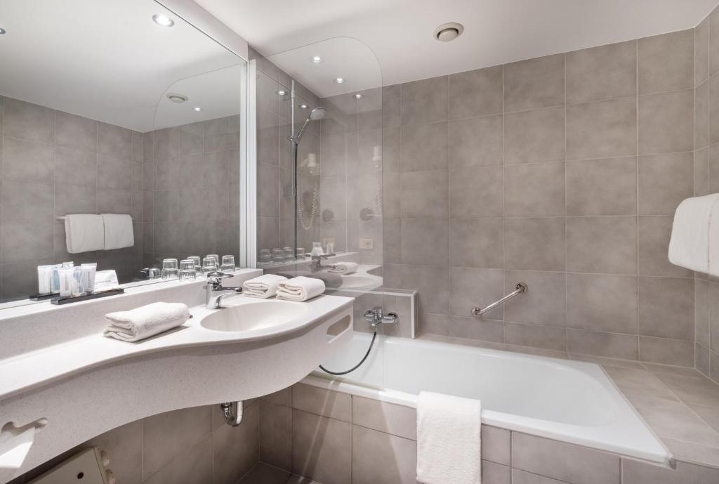 Koupelna v ubytování Rosenburg Hotel Brugge