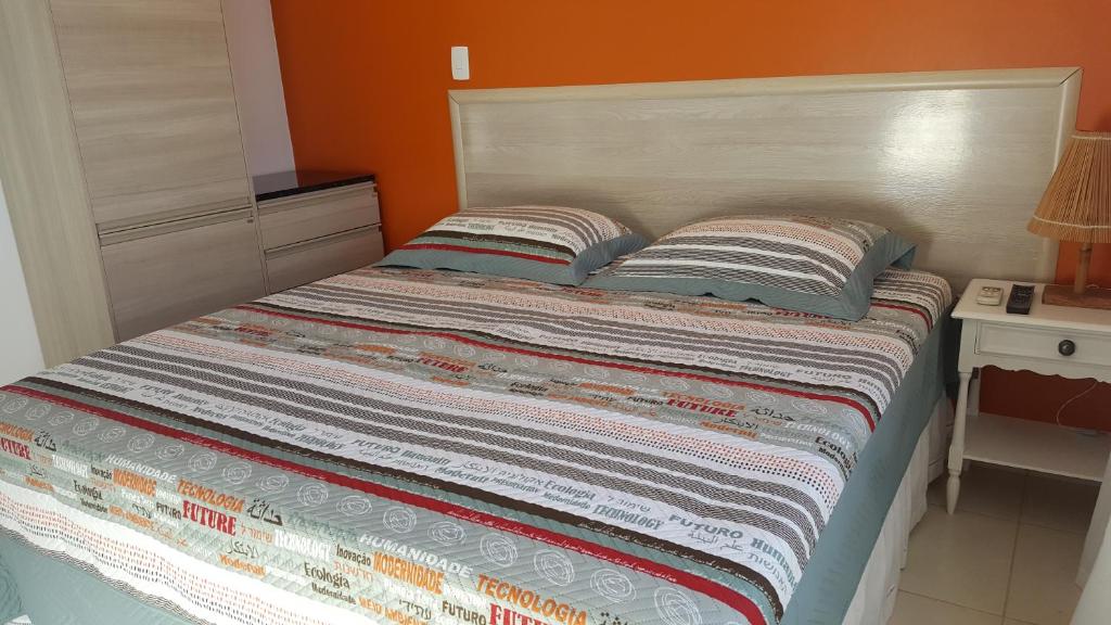 Lova arba lovos apgyvendinimo įstaigoje Apartamentos Vista do Mar