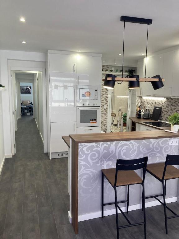 Kuchyň nebo kuchyňský kout v ubytování Piso de Luxe centre Vinaros