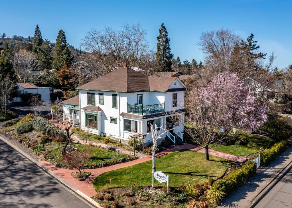an aerial view of a house at Abigail's Bed and Breakfast Inn in Ashland