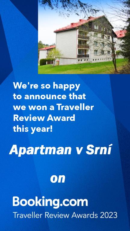 Certifikát, hodnocení, plakát nebo jiný dokument vystavený v ubytování Apartmán v Srní