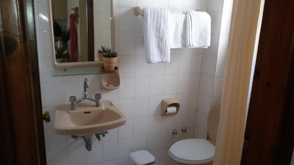Koupelna v ubytování Eftihia Apartments