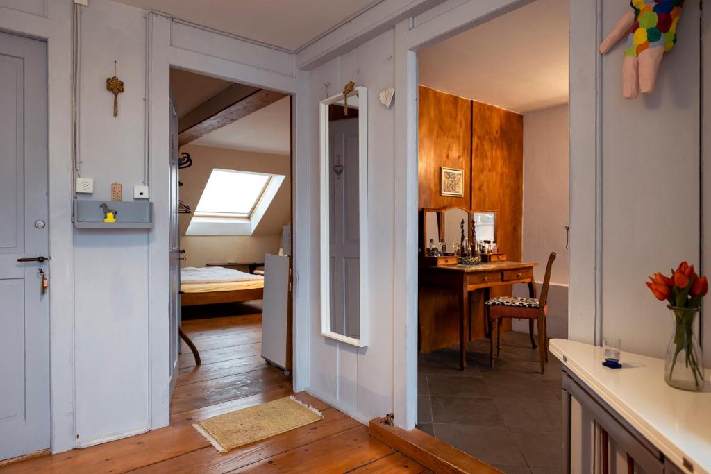 Letto o letti in una camera di Gästezimmer Plänke