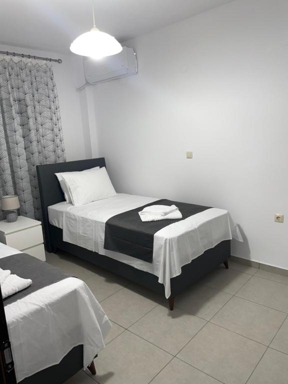 Posteľ alebo postele v izbe v ubytovaní Lux apartment & stunning view