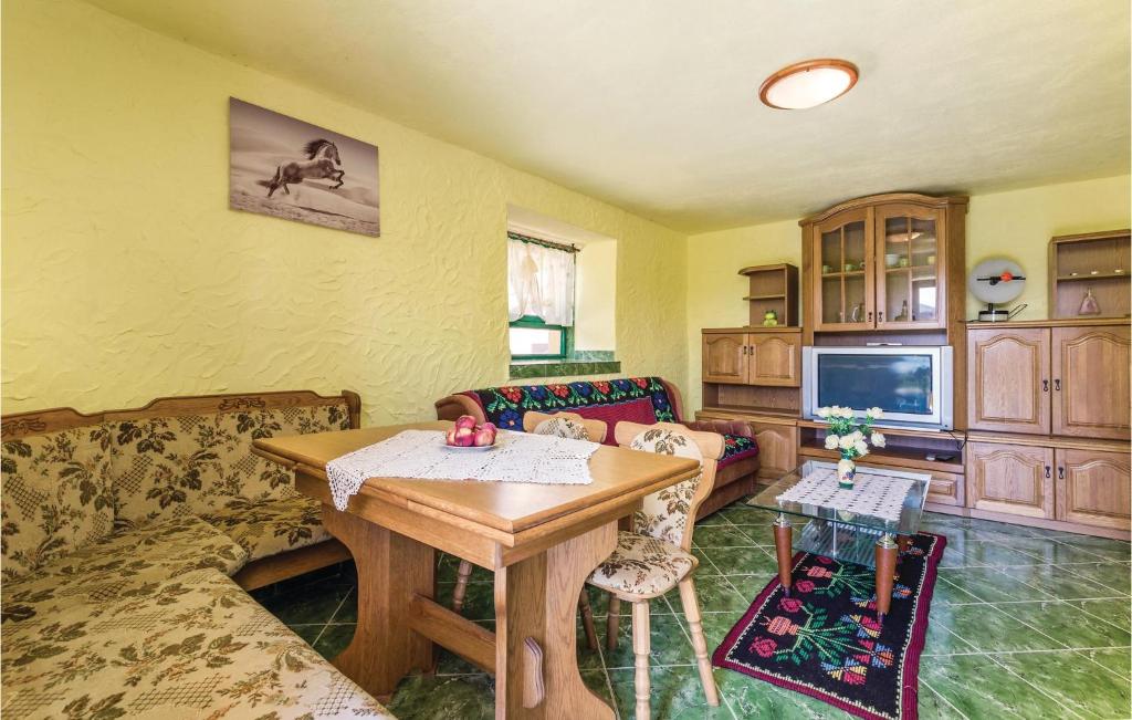 Televízia a/alebo spoločenská miestnosť v ubytovaní Two-Bedroom Holiday Home In Otocac
