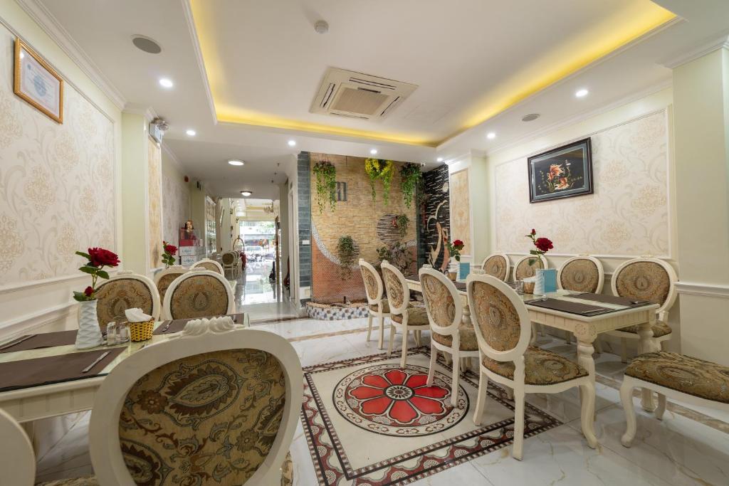 Posezení v ubytování My Moon Hotel Hanoi