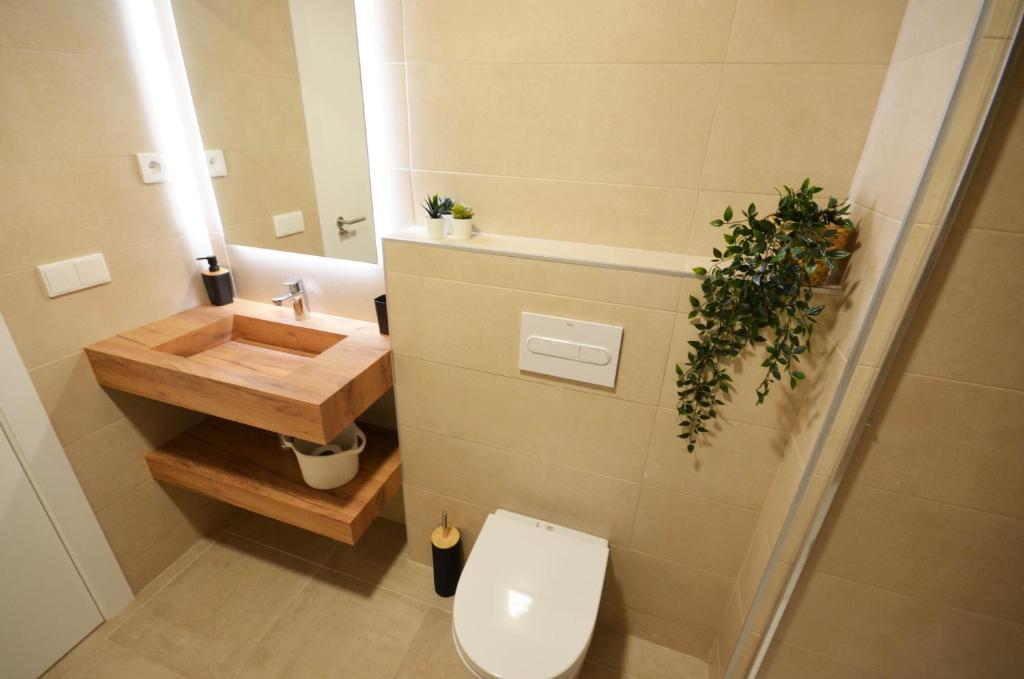 A bathroom at Golive Barques