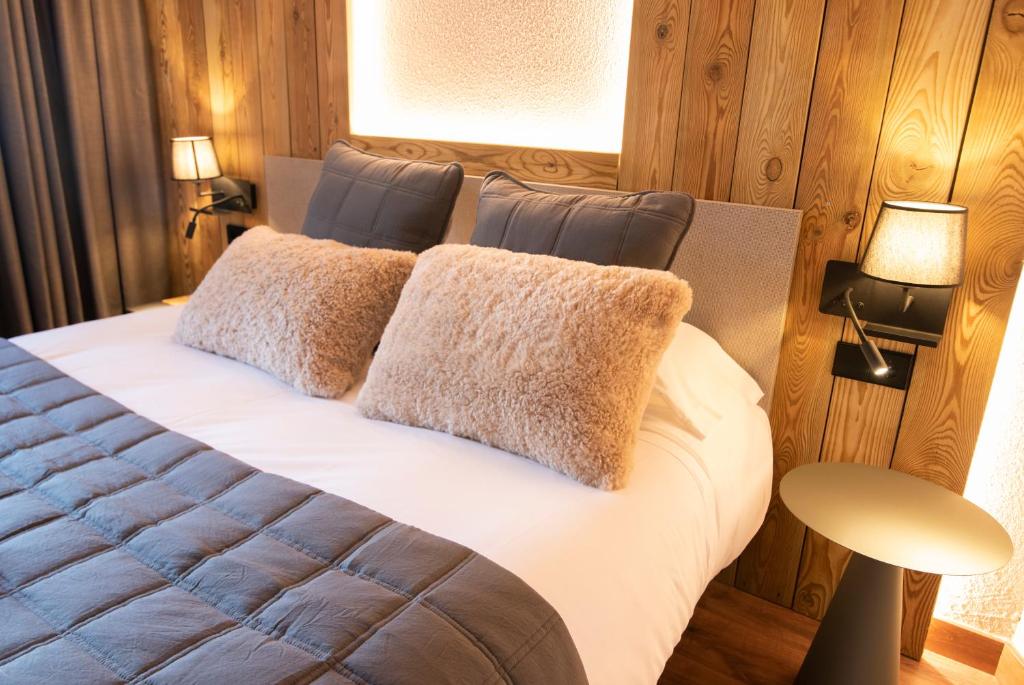 Postel nebo postele na pokoji v ubytování Borda Conangle Mountain Lodge