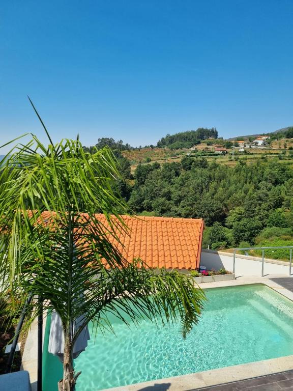 Πισίνα στο ή κοντά στο Casinha do Orjal