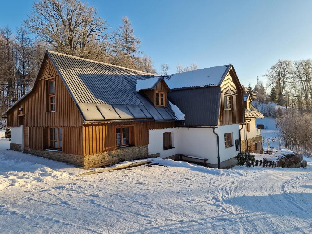Luxusní apt Hory 7 v Krkonoších v zimě