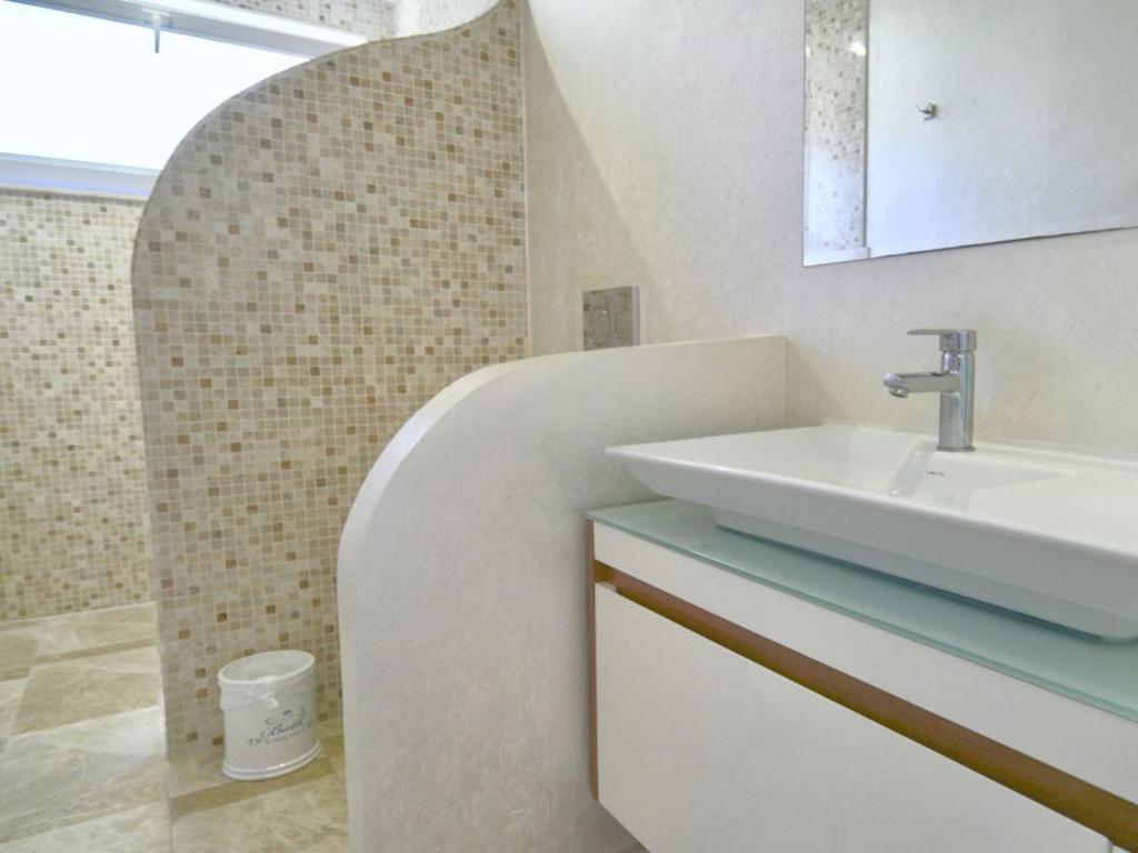 Koupelna v ubytování Göcek Naz Hotel