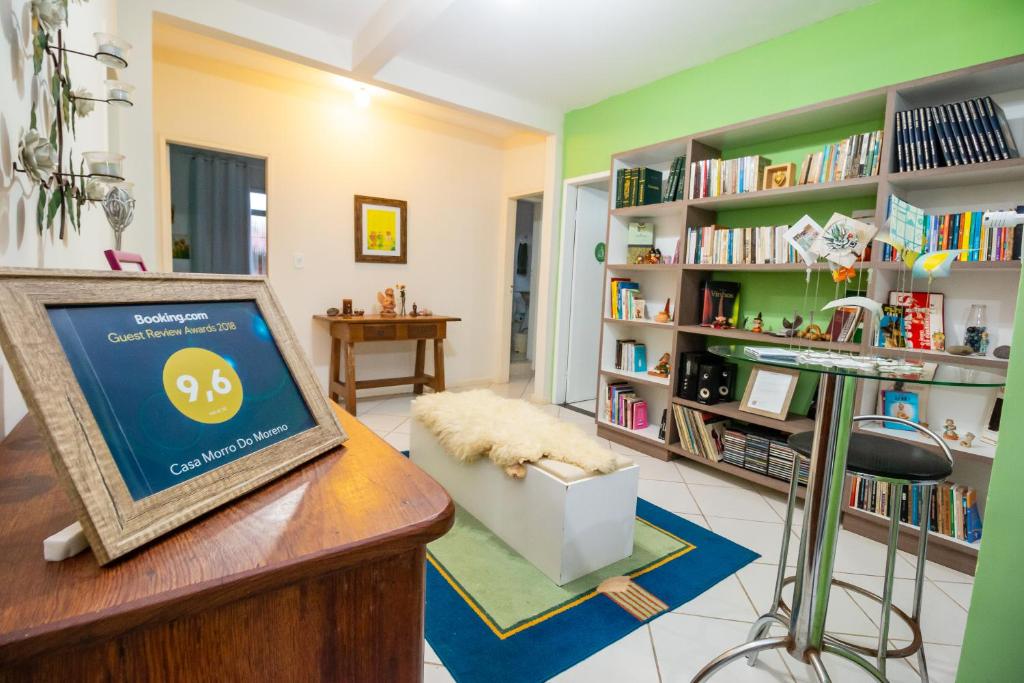 Knihovna v bed and breakfast