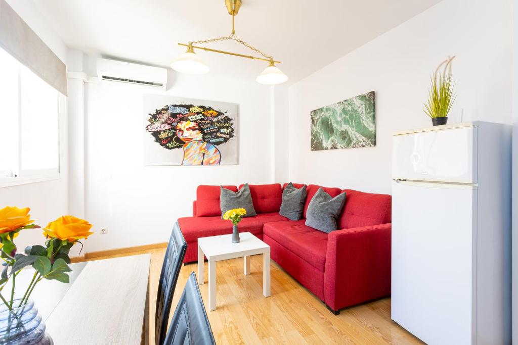 Posedenie v ubytovaní Holidays2Malaga Cruz Verde City center with AirCon & WiFi
