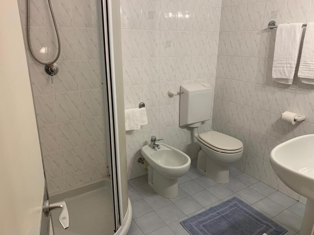 Koupelna v ubytování Hotel Annunziata