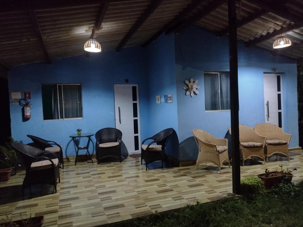 Posezení v ubytování Casa Noronha Tropical