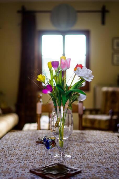 A seating area at Traditional cozy residence in Lafkos, Pelion