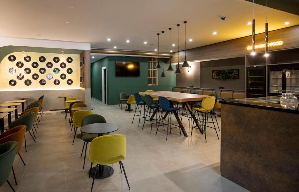 Posezení v ubytování Moody smart & comfy Hotel